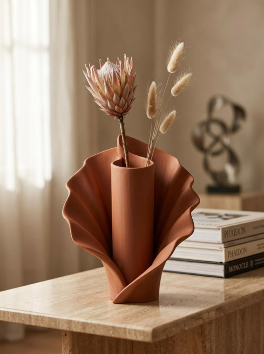 Sienna Sculptural Vase